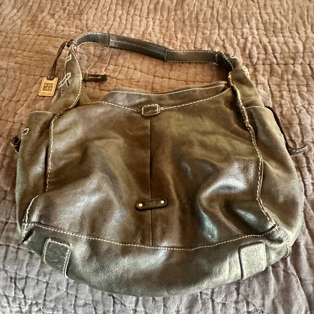Frye Black Hobo Hand Bag